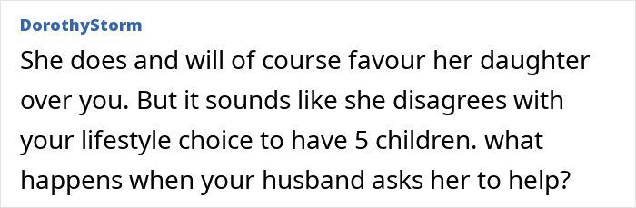Woman Hurt After MIL Refuses To Take Care Of Her 5 Kids, People Online Say They Would Too