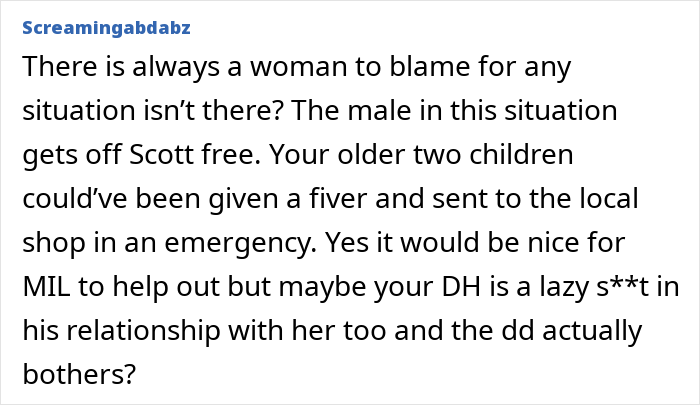 Woman Hurt After MIL Refuses To Take Care Of Her 5 Kids, People Online Say They Would Too