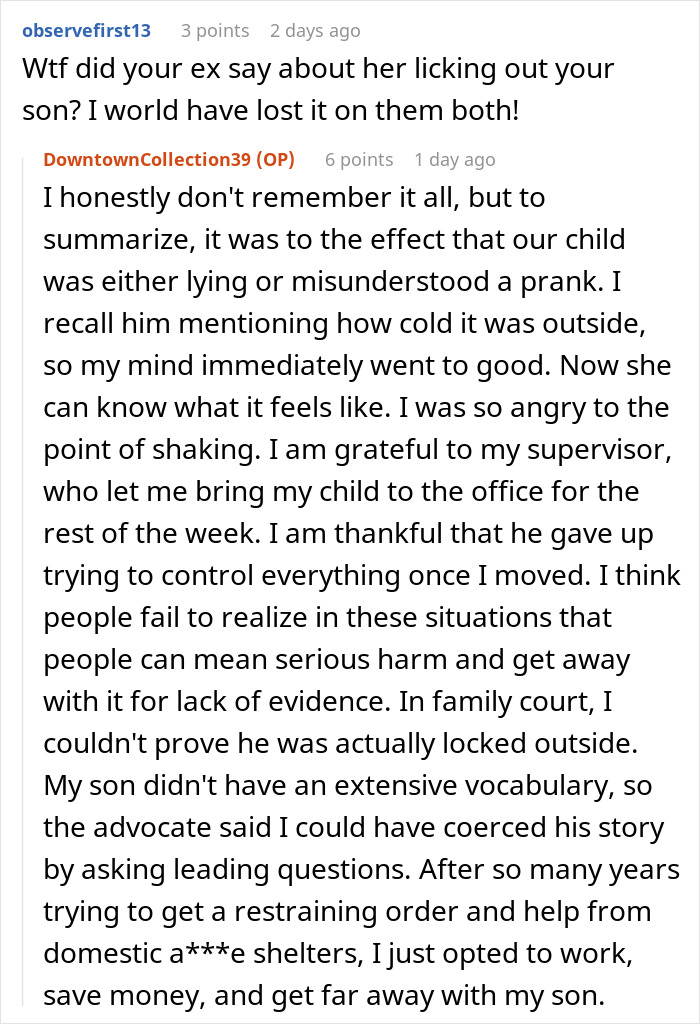 Woman Gets The Ultimate Revenge On Mistress Who Locked Her Toddler Outside
