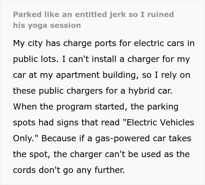 Man Parks His Car In EV Charging Spot, Comes Running Out Of Yoga Session When It Gets &#8220;Towed&#8221;