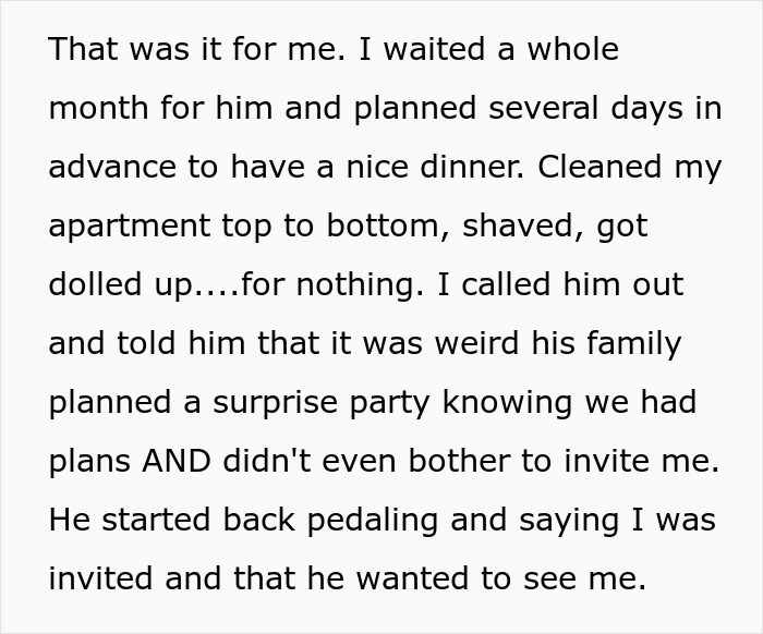 GF Goes Above And Beyond Preparing For BF&#8217;s Return, He Ditches The Plan Last Minute, Gets Dumped Fast