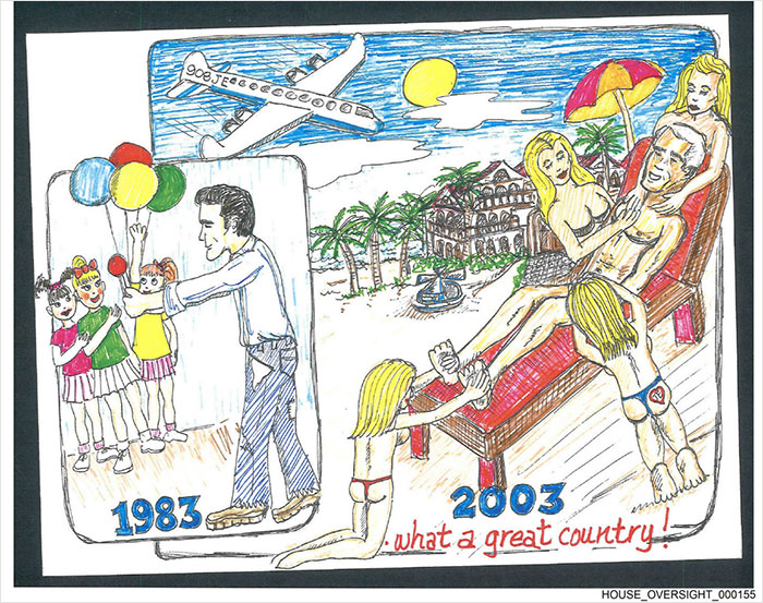 A Glimpse Of What Was Inside Jeffrey Epstein&#8217;s &#8220;Rotten&#8221; 50th Birthday Book That Makes People Sick