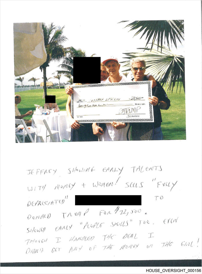 A Glimpse Of What Was Inside Jeffrey Epstein&#8217;s &#8220;Rotten&#8221; 50th Birthday Book That Makes People Sick