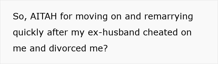 Guy Tosses 7 Years Of Marriage Away By Cheating, Is Mad When Ex Gets Married To A New Man Very Fast