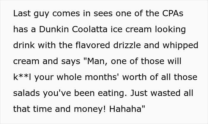 Co-Worker Mocks Woman’s Drink, CFO Fires Him Immediately: &#8220;White As A Ghost, Looking Terrified&#8221;