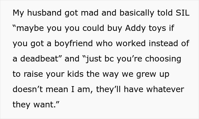 Dad Stands Up To His Sister After She Says His Girls Made Their Cousin Feel Poor