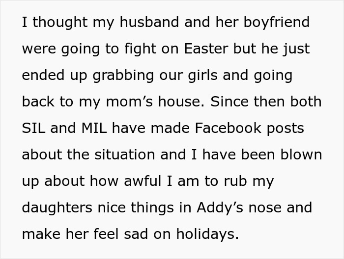 Dad Stands Up To His Sister After She Says His Girls Made Their Cousin Feel Poor