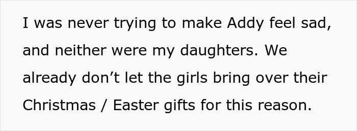 Dad Stands Up To His Sister After She Says His Girls Made Their Cousin Feel Poor