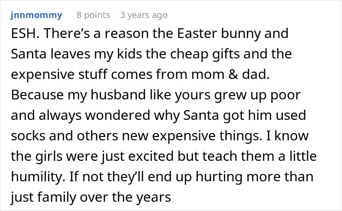 Dad Stands Up To His Sister After She Says His Girls Made Their Cousin Feel Poor