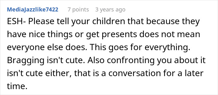 Dad Stands Up To His Sister After She Says His Girls Made Their Cousin Feel Poor