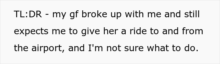 Guy Gets Heart Broken By GF, Irked When She Says She Still Wants 20-Hour Ride Home From Thanksgiving