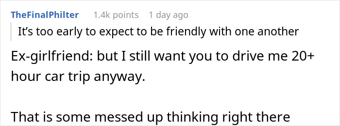 Guy Gets Heart Broken By GF, Irked When She Says She Still Wants 20-Hour Ride Home From Thanksgiving
