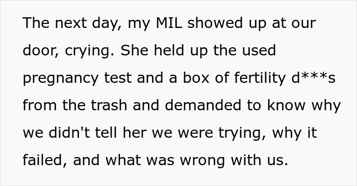 MIL Is Banned From Visiting Couple After She Finds Out About Their Secret Digging Through Trash
