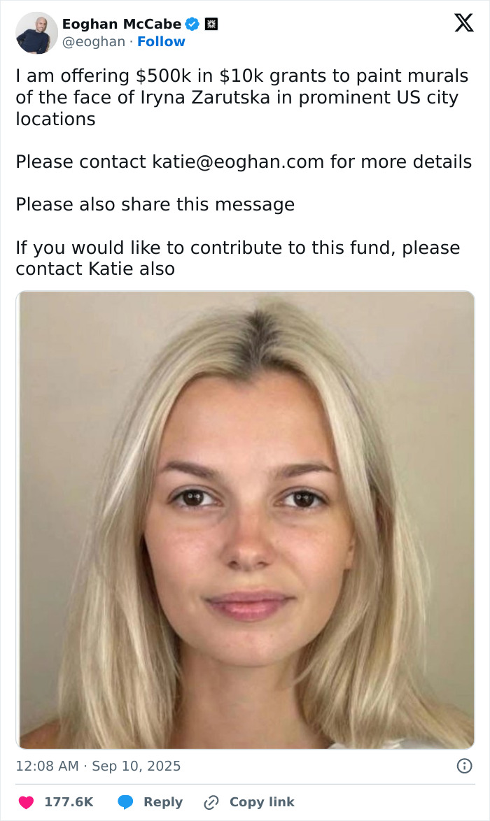 Elon Musk, Andrew Tate Unite In Donating $1M Each To Painting Of Several Iryna Zarutska Murals