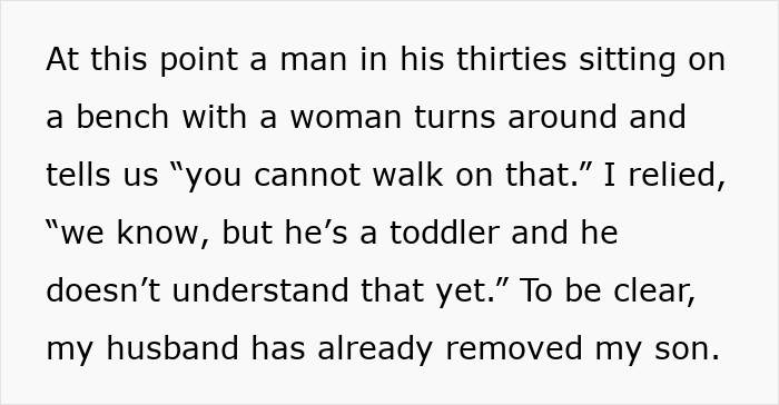 Mom At Park Defends Toddler After Stranger Escalates And Shouts At Child For Running On Gravel