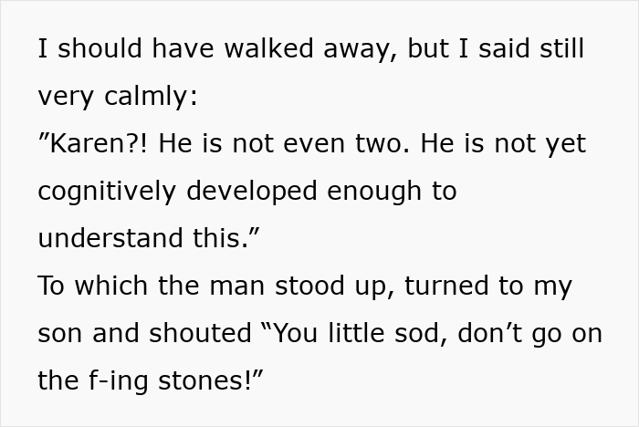 Mom At Park Defends Toddler After Stranger Escalates And Shouts At Child For Running On Gravel