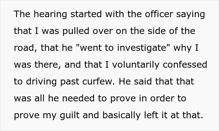Guy Helps Police Catch Drunk Driver, Confused After Getting Ticket For Driving After Curfew