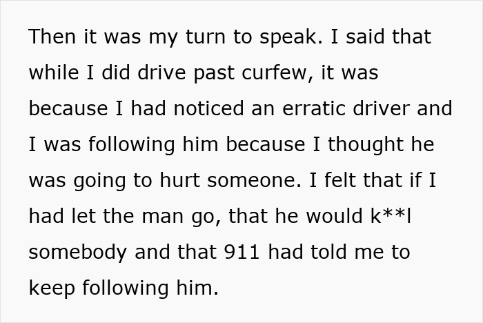Guy Helps Police Catch Drunk Driver, Confused After Getting Ticket For Driving After Curfew