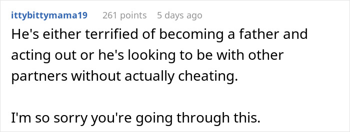 Guy Waits For His Wife To Get Pregnant To &#8220;Realize&#8221; They’re &#8220;Incompatible,” Wants To Walk Out