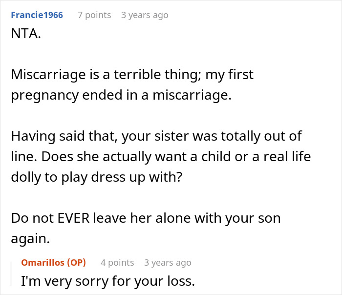 Sis Who Had Miscarriage Forces Gender Roles On Kid, Sibling Says She Would Have Been An Awful Mom