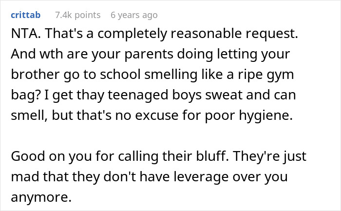 Parents Demand Daughter Drive Younger Bro Despite Hygiene Issues, Teen Refuses And Gives Up Car Use