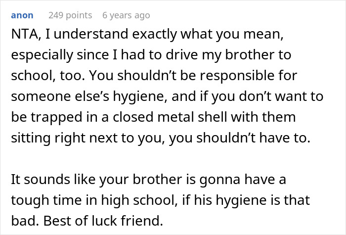 Parents Demand Daughter Drive Younger Bro Despite Hygiene Issues, Teen Refuses And Gives Up Car Use