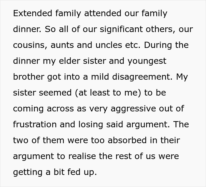 Eldest Sister’s Promiscuous Past Revealed After She Mocks Youngest Brother For Still Being a Virgin