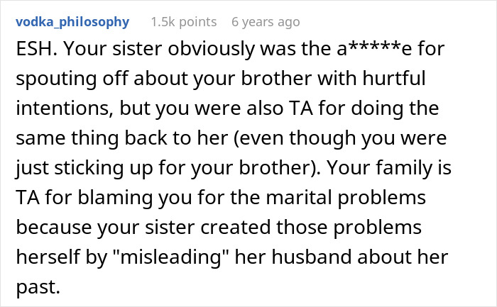 Eldest Sister’s Promiscuous Past Revealed After She Mocks Youngest Brother For Still Being a Virgin