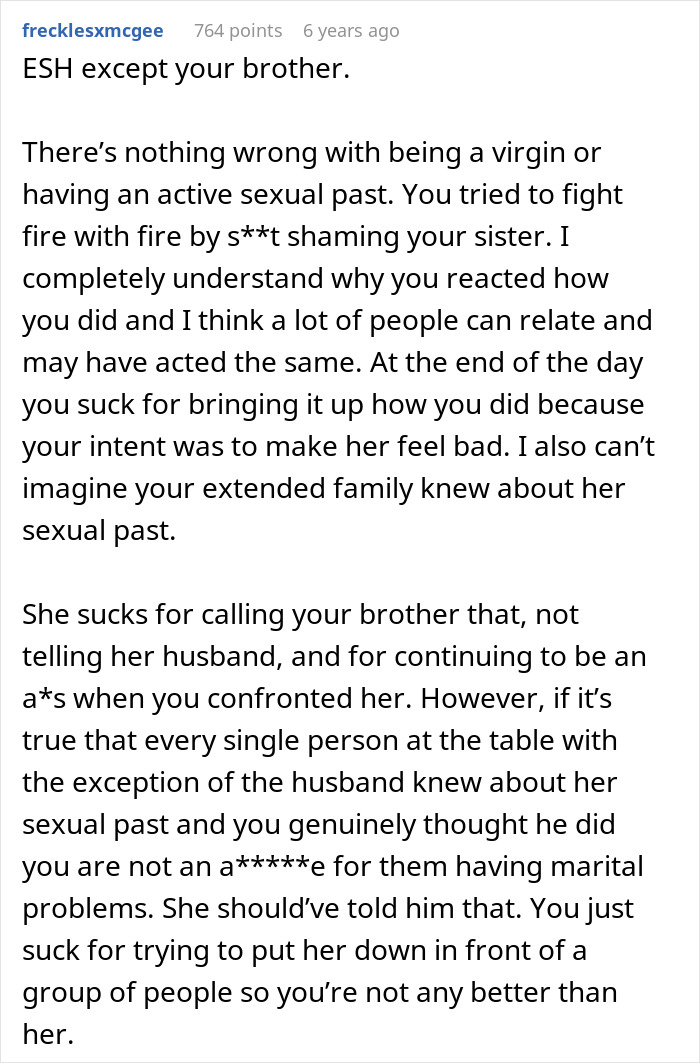 Eldest Sister’s Promiscuous Past Revealed After She Mocks Youngest Brother For Still Being a Virgin
