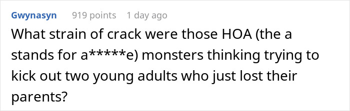 Shady HOA Tries To Trick Orphans Into Giving Up Their Home, Gets Outed to Entire Neighborhood