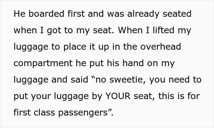 Woman Claps Back To A Rude Dude Trying To Ruin Her First-Class Flight By Any Means