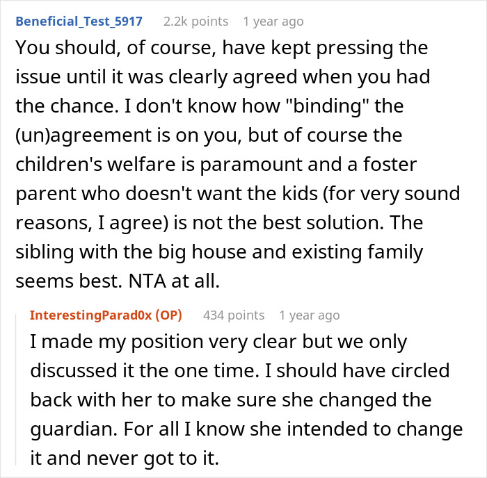 “AITA For Refusing To Let My Sister&#8217;s Kids Stay With Me After She Passed Away?”