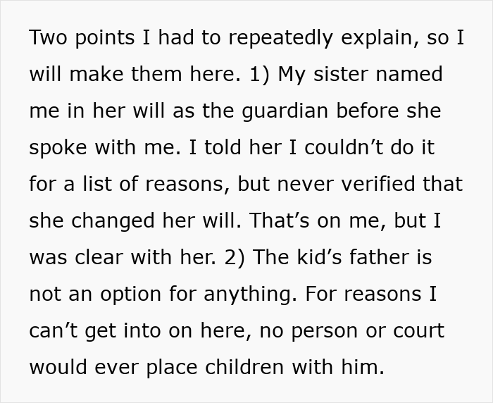 “AITA For Refusing To Let My Sister&#8217;s Kids Stay With Me After She Passed Away?”