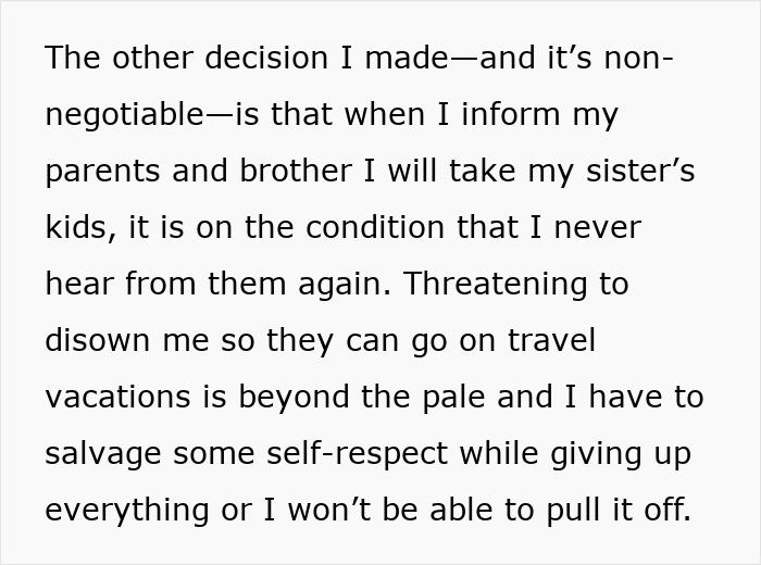 “AITA For Refusing To Let My Sister&#8217;s Kids Stay With Me After She Passed Away?”