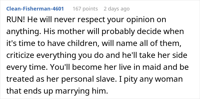 Woman Breaks Engagement After Fiancé Says He Loves His Mom The Most, His Family Goes Ballistic