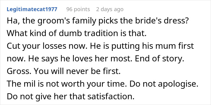 Woman Breaks Engagement After Fiancé Says He Loves His Mom The Most, His Family Goes Ballistic