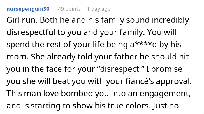 Woman Breaks Engagement After Fiancé Says He Loves His Mom The Most, His Family Goes Ballistic