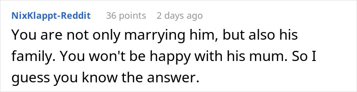 Woman Breaks Engagement After Fiancé Says He Loves His Mom The Most, His Family Goes Ballistic