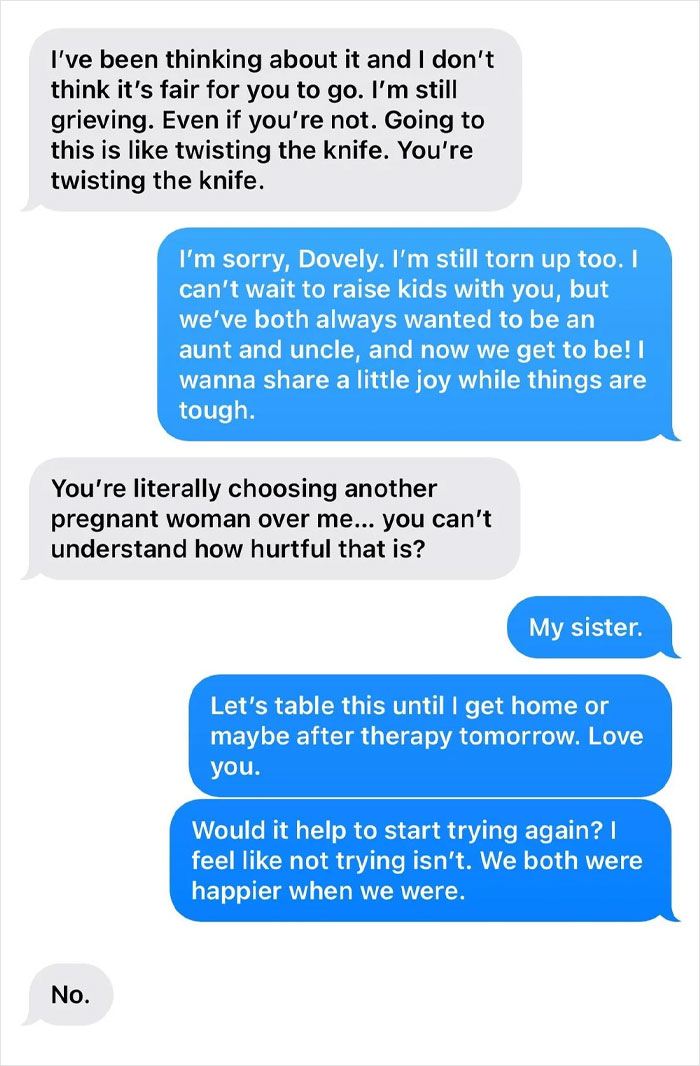 Wife’s Reaction To Husband Attending His Sister’s Baby Shower Leaves Him In Need Of Therapy