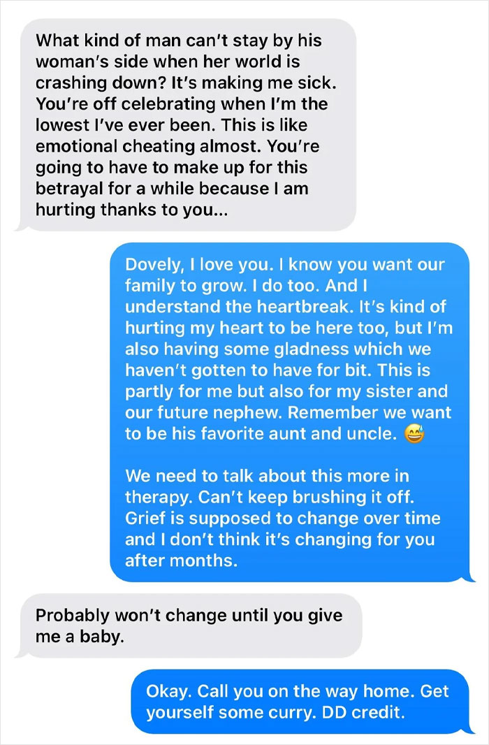Wife’s Reaction To Husband Attending His Sister’s Baby Shower Leaves Him In Need Of Therapy