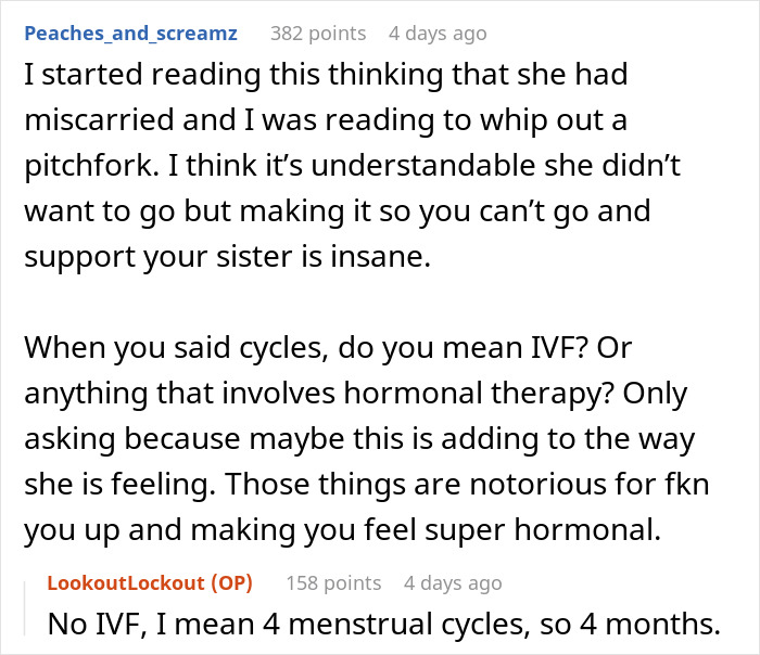 Wife’s Reaction To Husband Attending His Sister’s Baby Shower Leaves Him In Need Of Therapy
