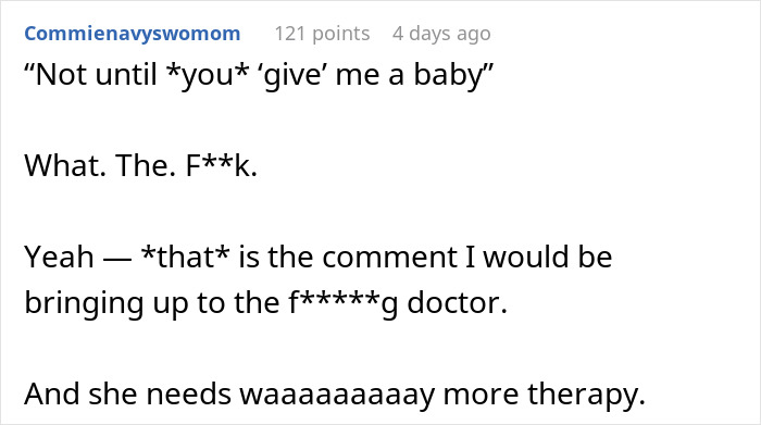 Wife’s Reaction To Husband Attending His Sister’s Baby Shower Leaves Him In Need Of Therapy