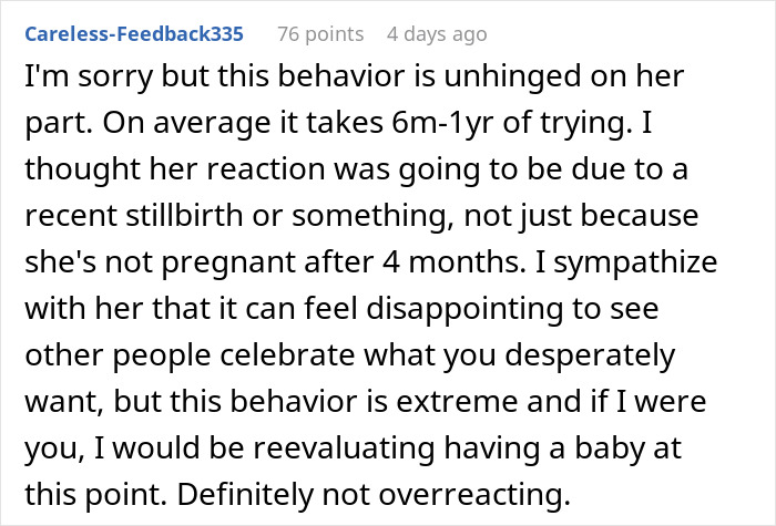 Wife’s Reaction To Husband Attending His Sister’s Baby Shower Leaves Him In Need Of Therapy