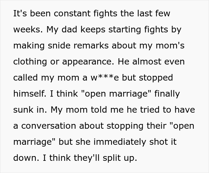 Guy Learns The Hard Way That An &#8220;Open Marriage&#8221; Is Way More Fun For His Wife Than Him