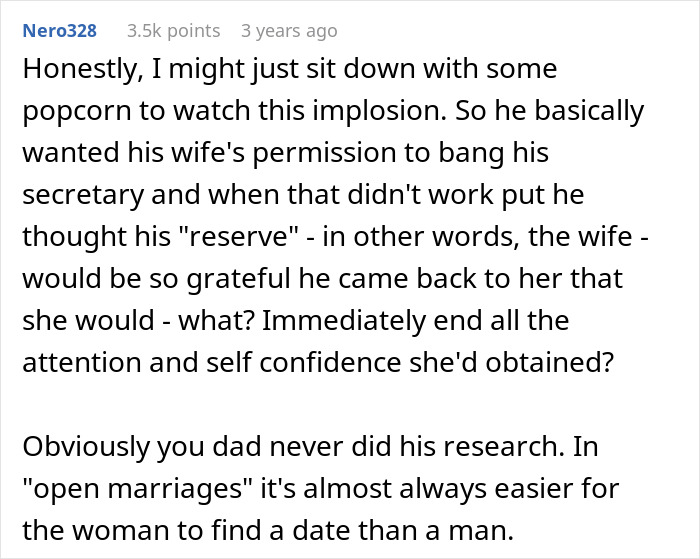 Guy Learns The Hard Way That An &#8220;Open Marriage&#8221; Is Way More Fun For His Wife Than Him
