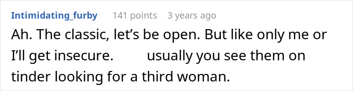 Guy Learns The Hard Way That An &#8220;Open Marriage&#8221; Is Way More Fun For His Wife Than Him