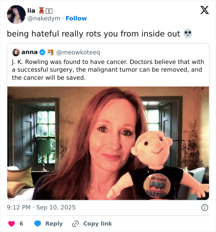 J.K. Rowling Team Breaks Silence On Viral Cancer Rumor That Sparked Extremely Violent Reactions