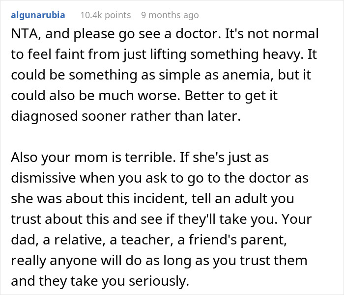 Mom Says Teen&#8217;s Fainting While Helping Around The House Was Just Pretending, Drama Ensues