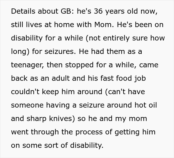 Guy Refuses To Look After &#8220;Disabled&#8221; Bro, Who&#8217;s Just Lazy, Entitled And Enabled By Mommy Dearest