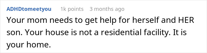 Guy Refuses To Look After &#8220;Disabled&#8221; Bro, Who&#8217;s Just Lazy, Entitled And Enabled By Mommy Dearest